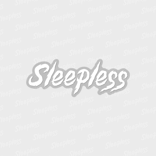 Sleepless Logo Sticker (Clear)