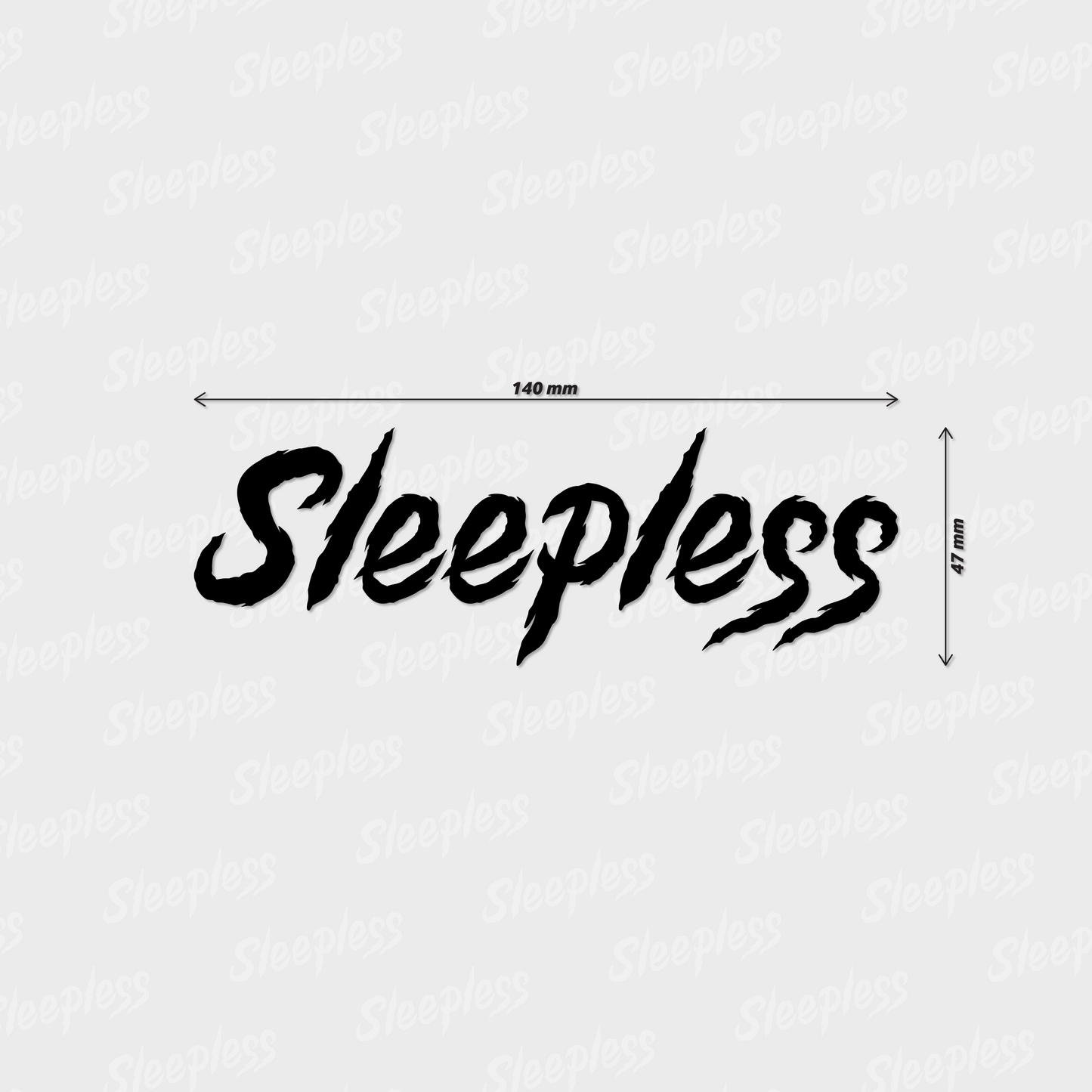 Sleepless Logo Sticker